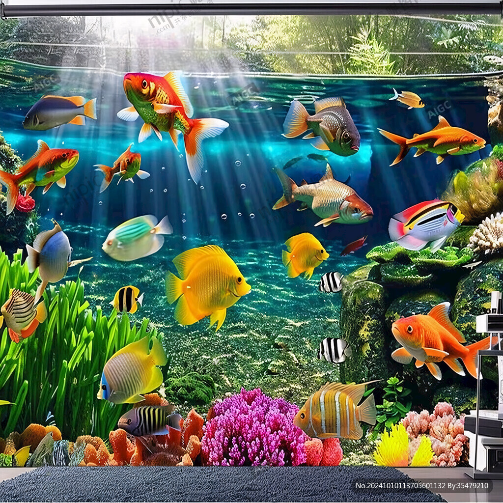 海底世界3d立體背景