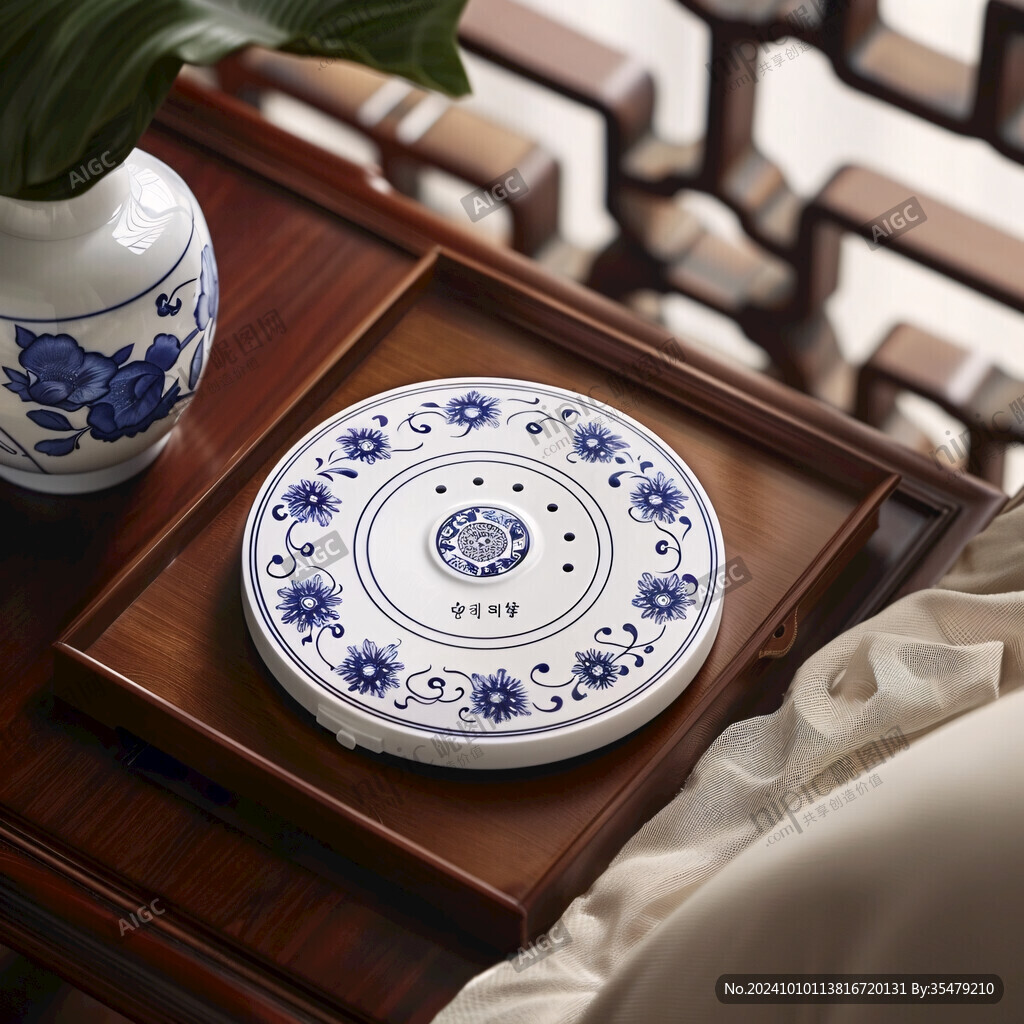 青花瓷桌面