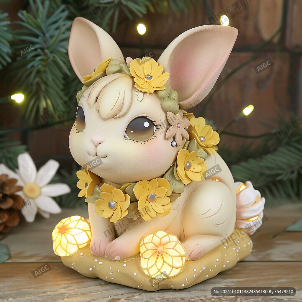 3d中秋節(jié)兔子
