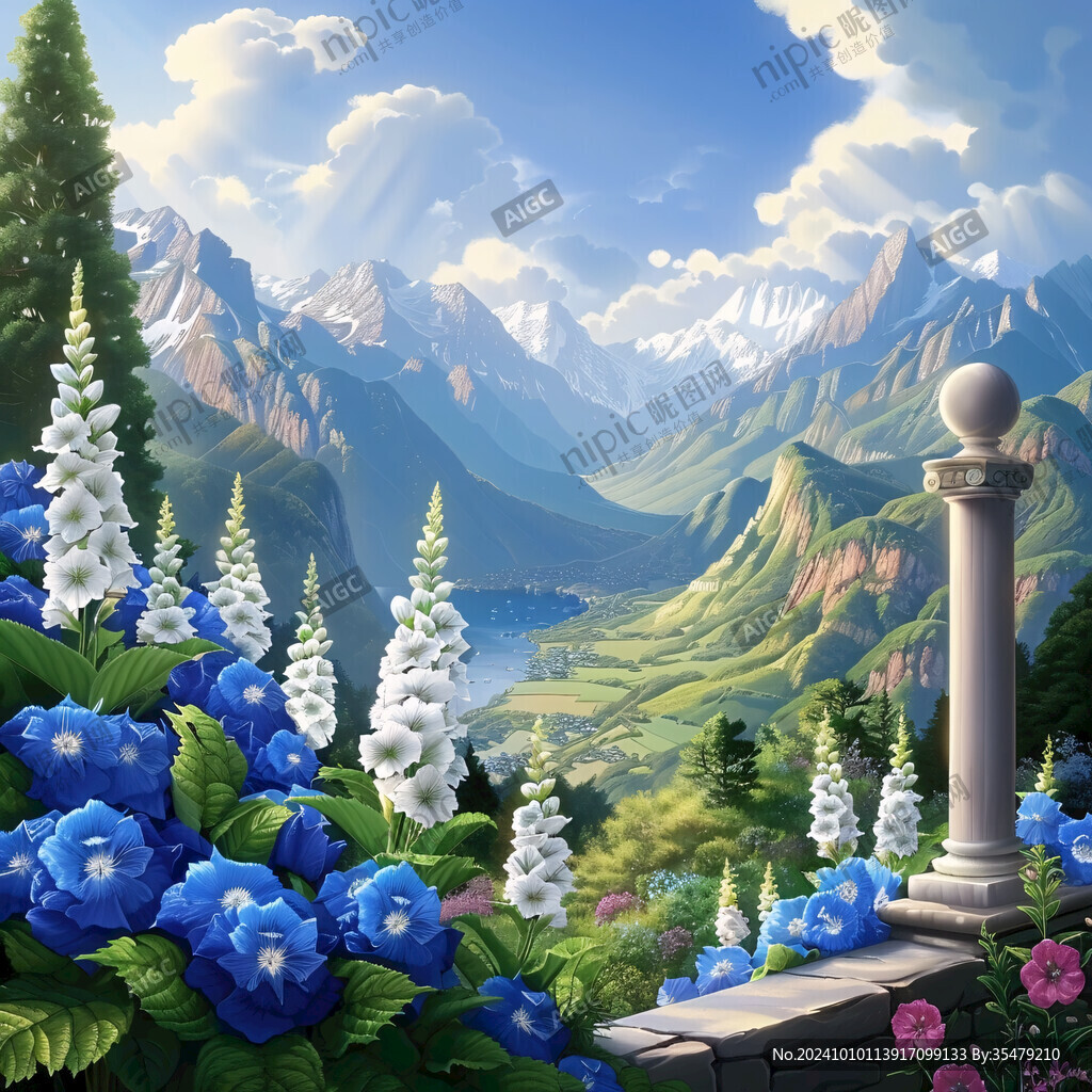 3d風(fēng)景膨脹圖案