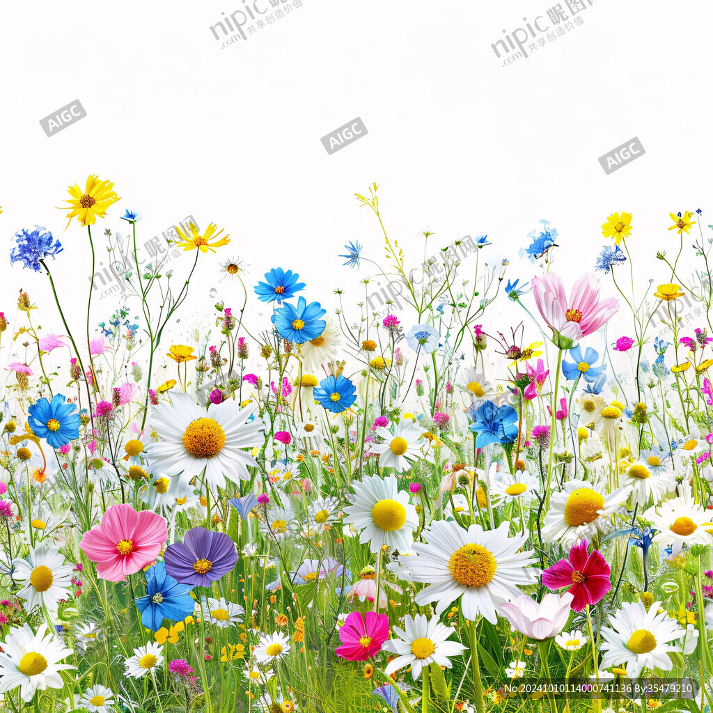 野花花叢素材