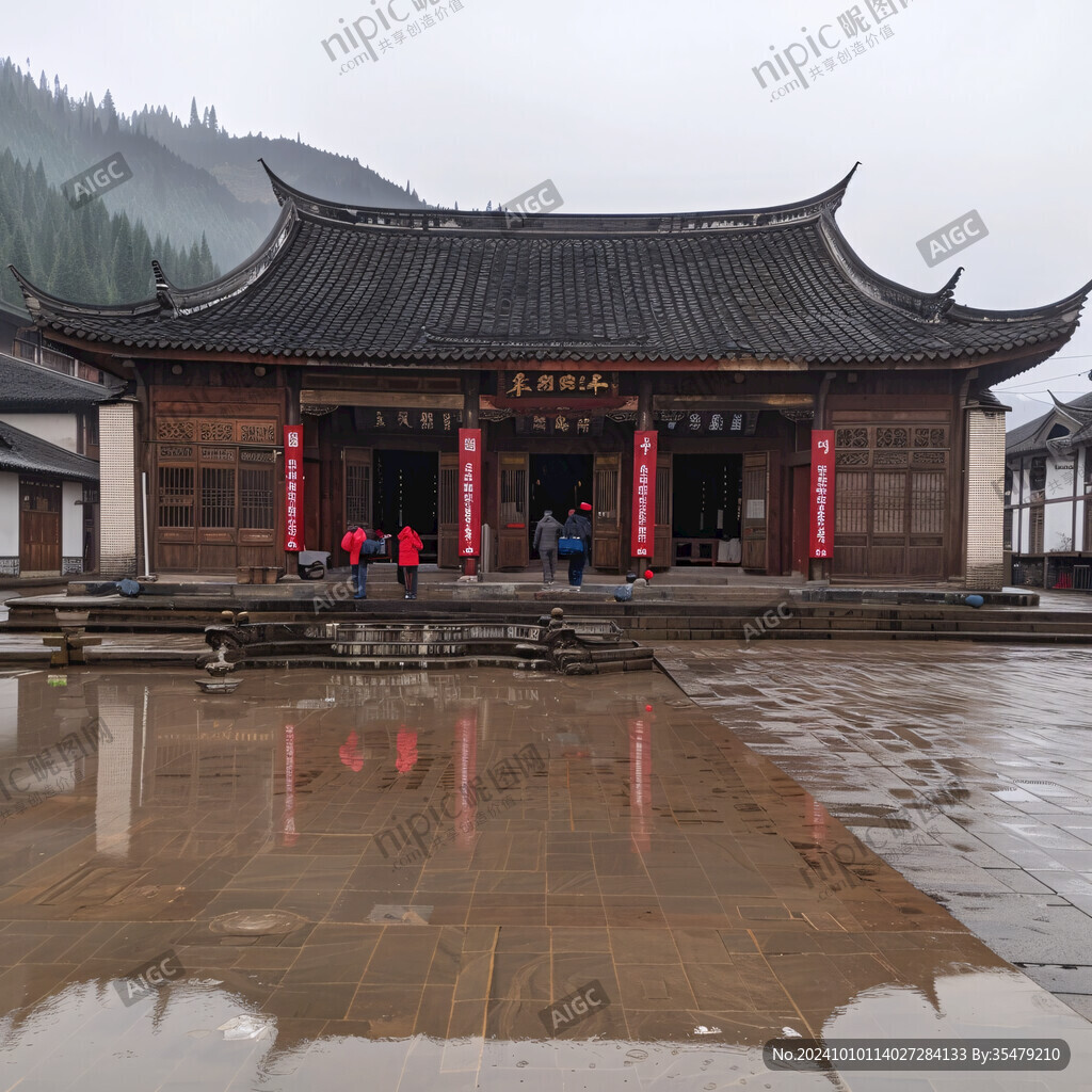 祠堂全景實拍
