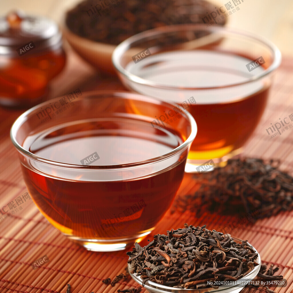紅茶茶葉素材