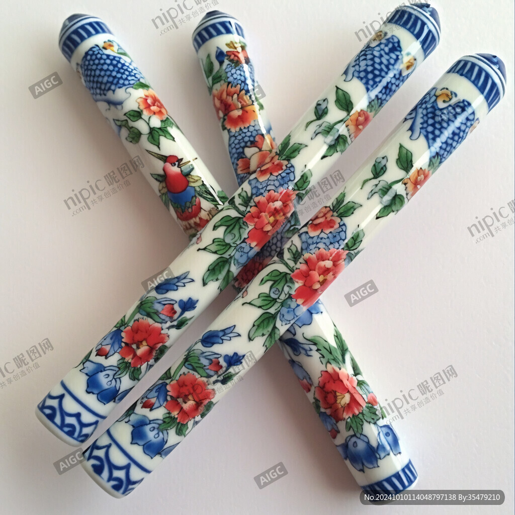 青花瓷筆管