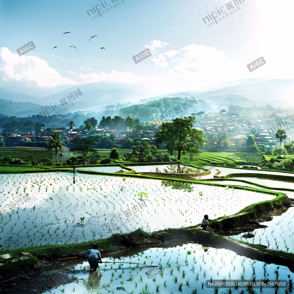 夢幻中國美田園風(fēng)景