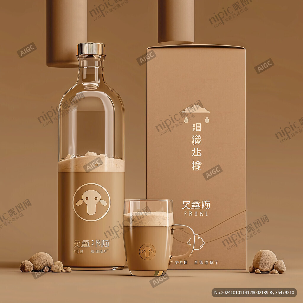 葛根瓶貼設計