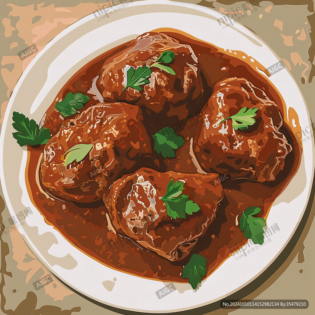 油面筋插畫