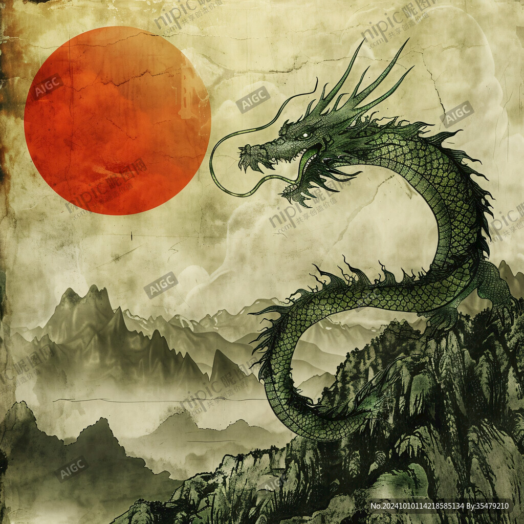 龍年國朝插畫