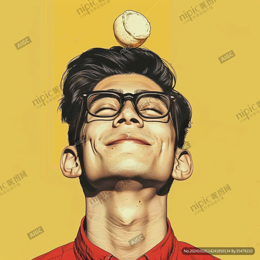 夸張人物插畫