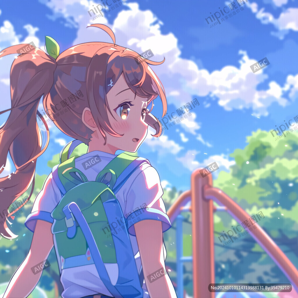 青春風(fēng)少女插畫