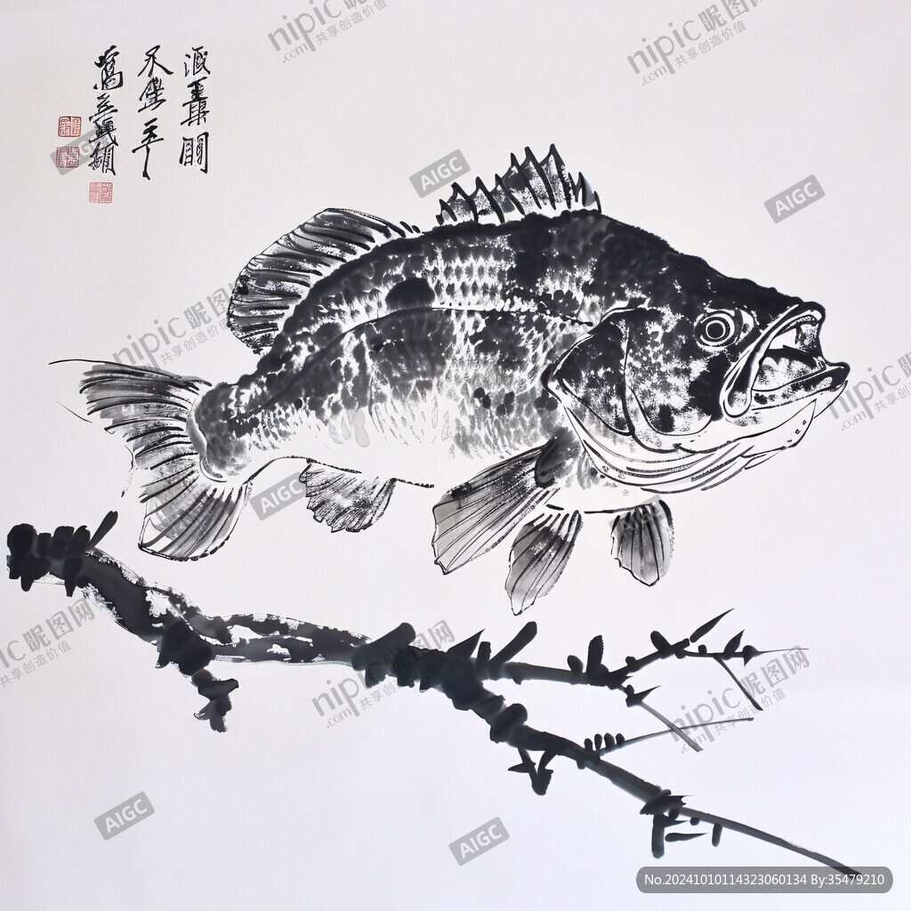 3d畫鯽魚