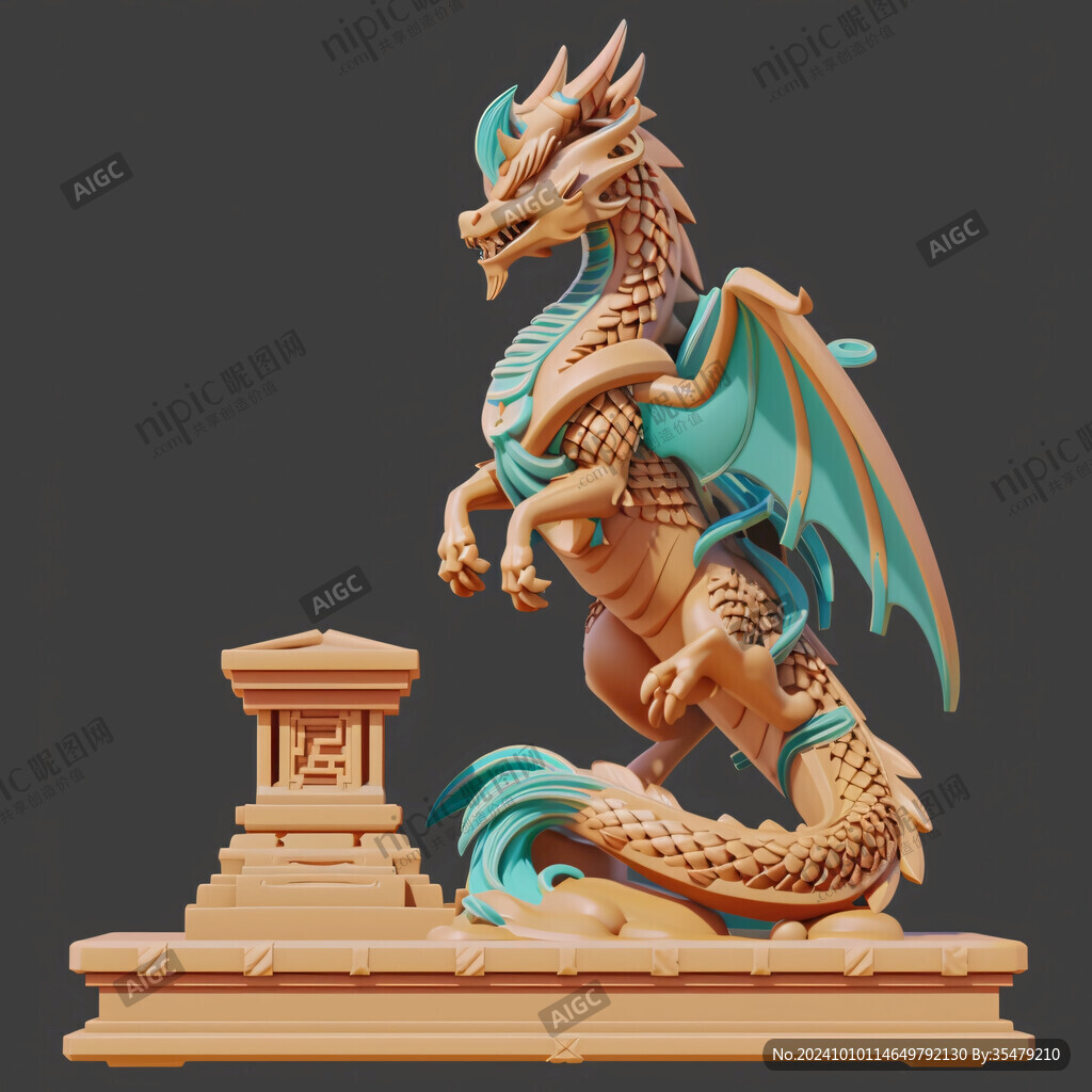 q版龍卡通龍造型