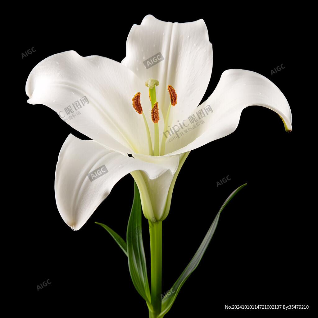 高清百合花