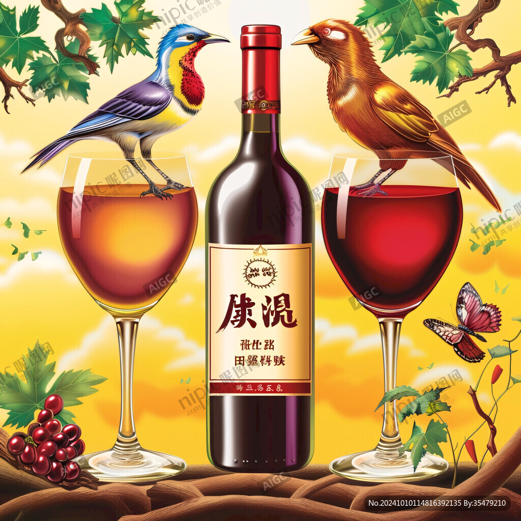 桑葚海報果酒