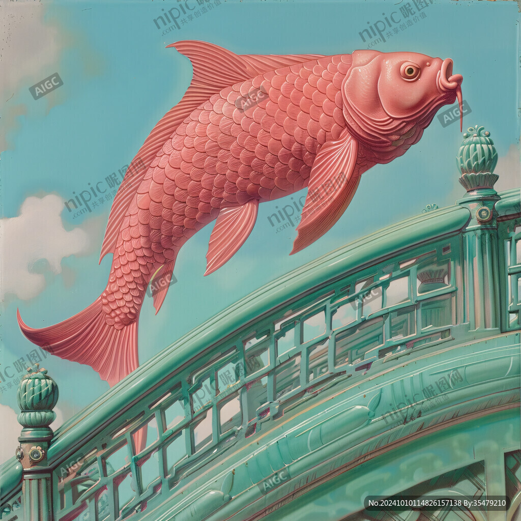 鯉魚3d畫