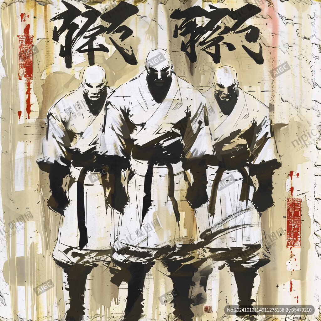 武道裝飾畫