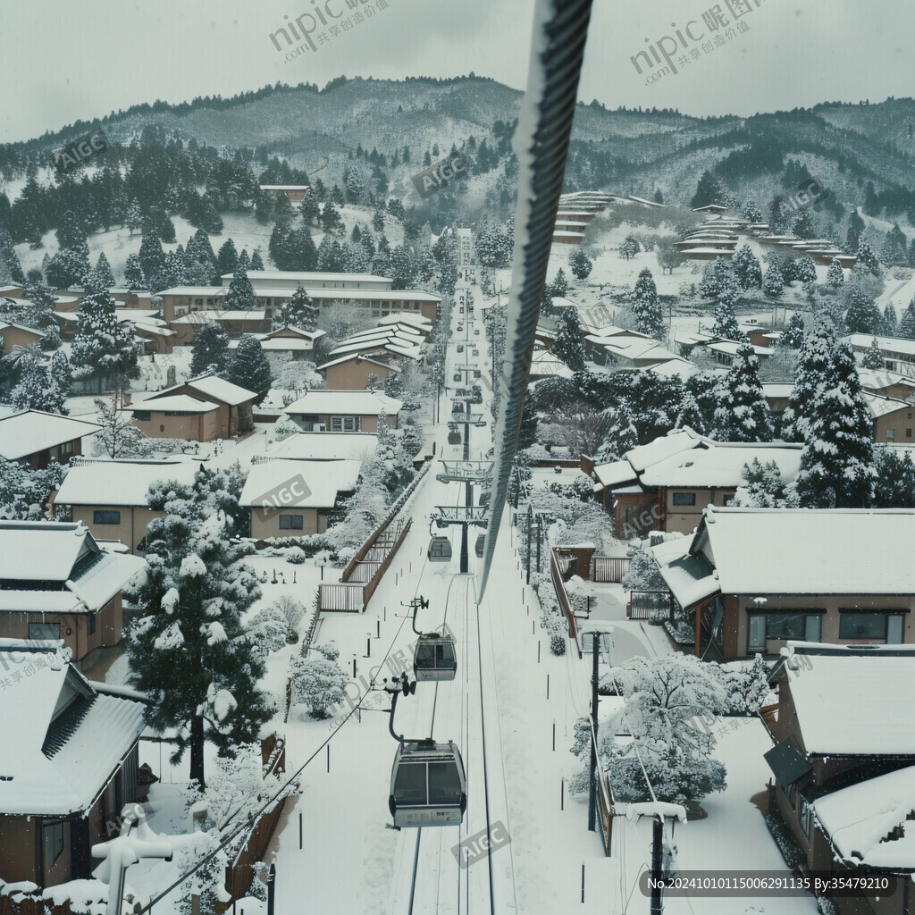 雪鄉(xiāng)場景模型