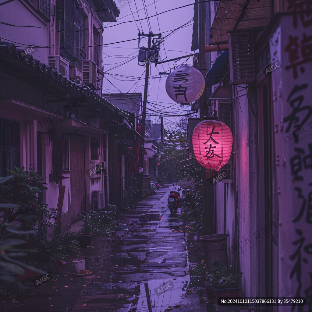 老巷子紅傘