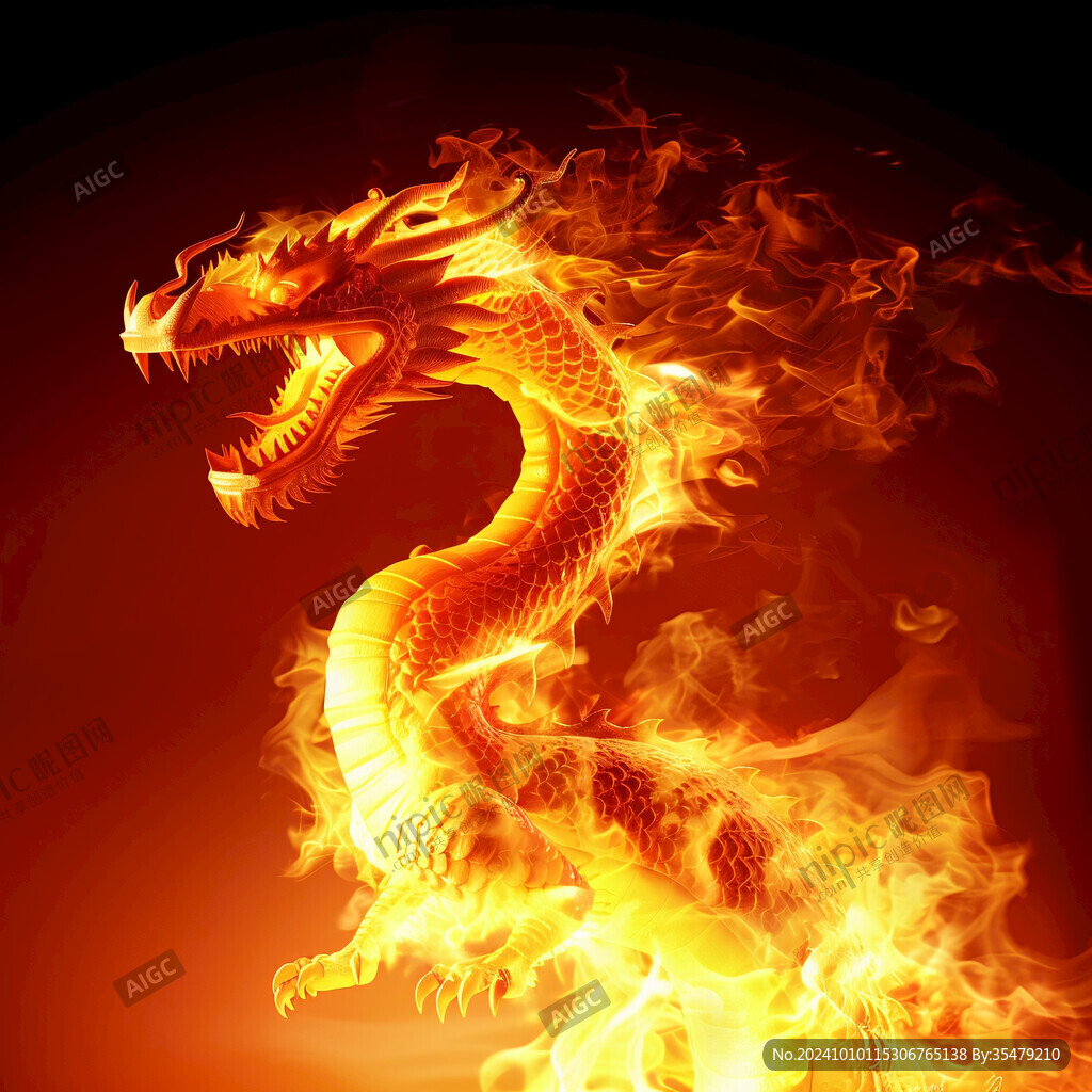 龍年插畫(huà)手繪龍