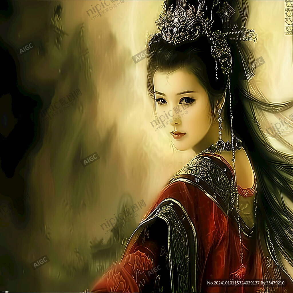古典美女壁紙