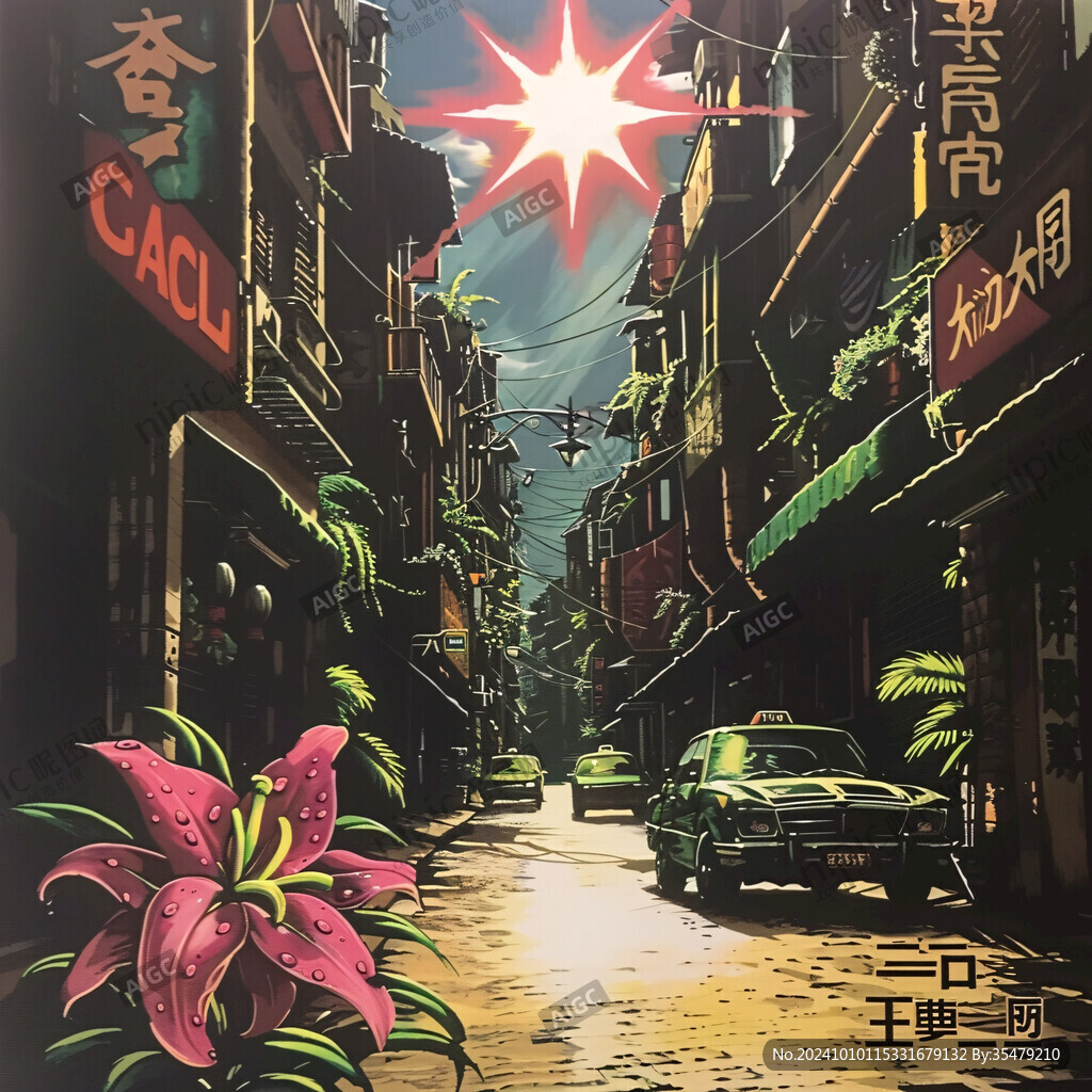 港風(fēng)手繪