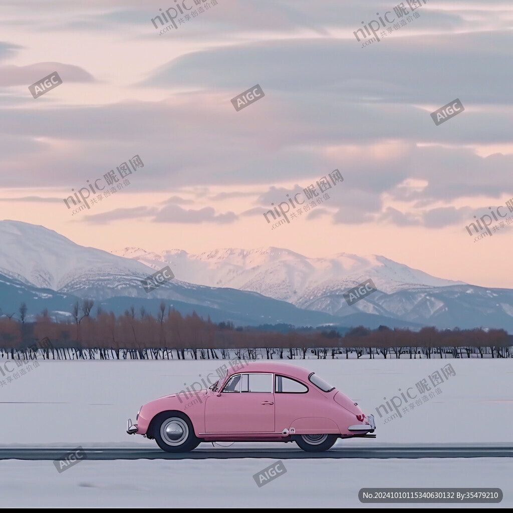 汽車風(fēng)景畫