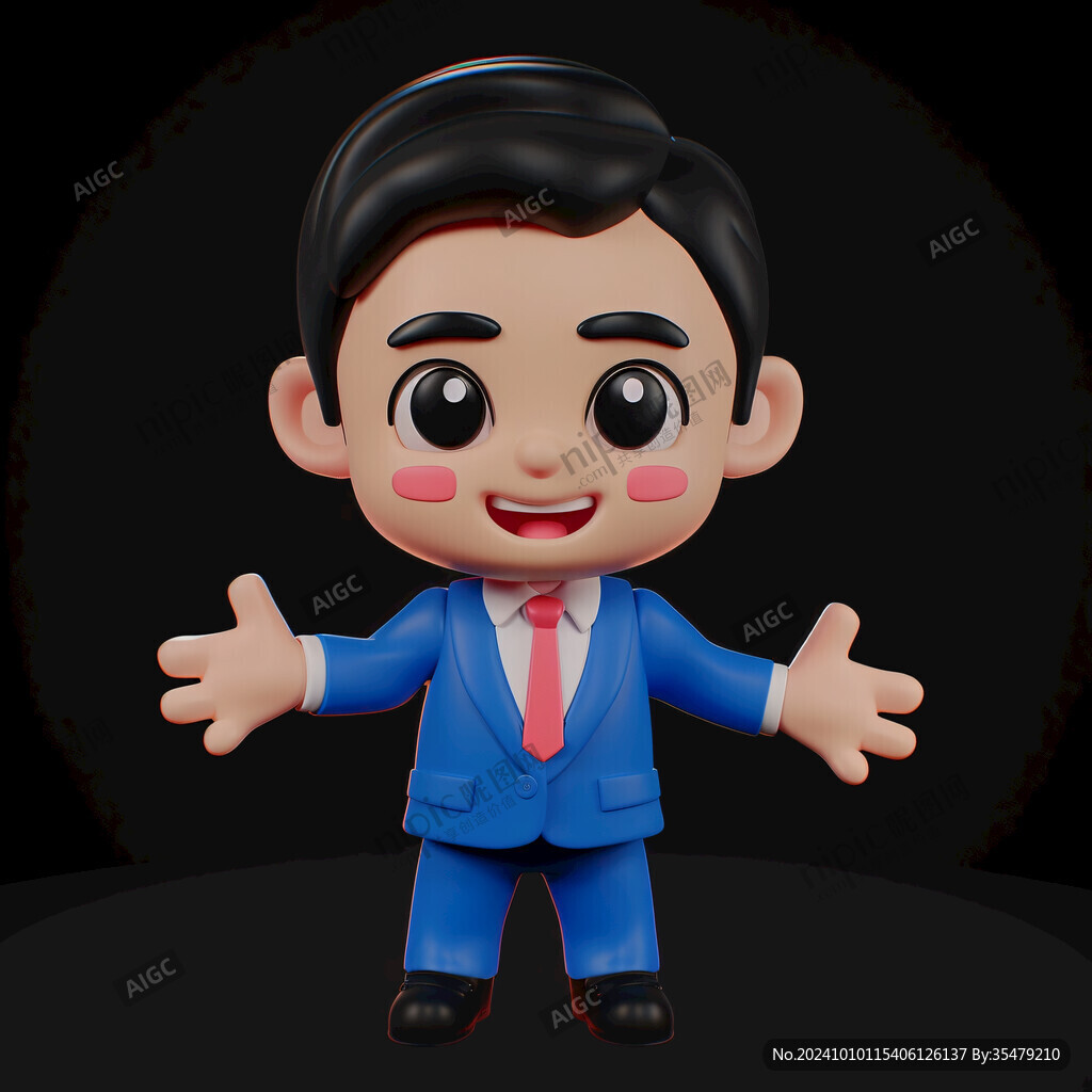 卡通漫畫主持人代言人