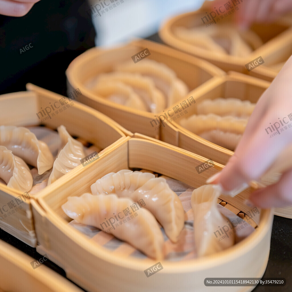 蒸餃餃子包餃子