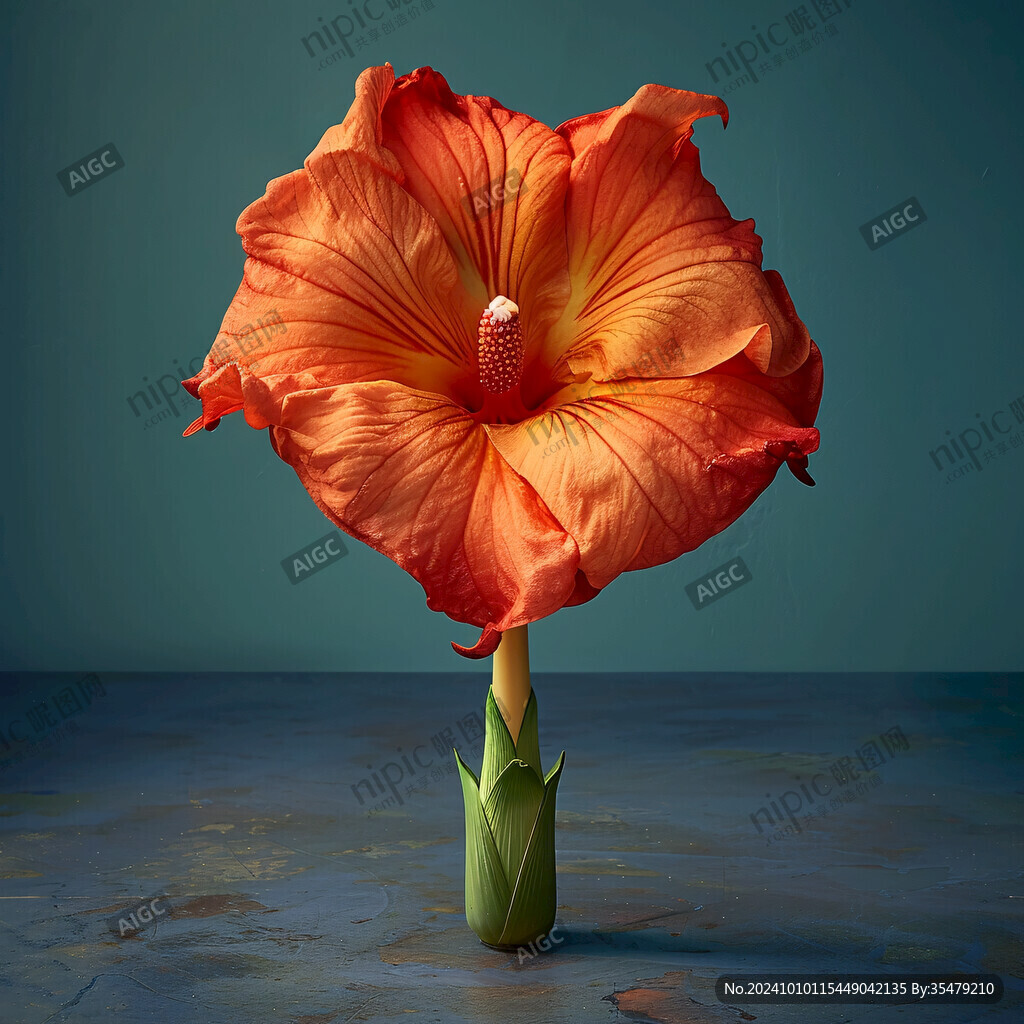 3d卡通花