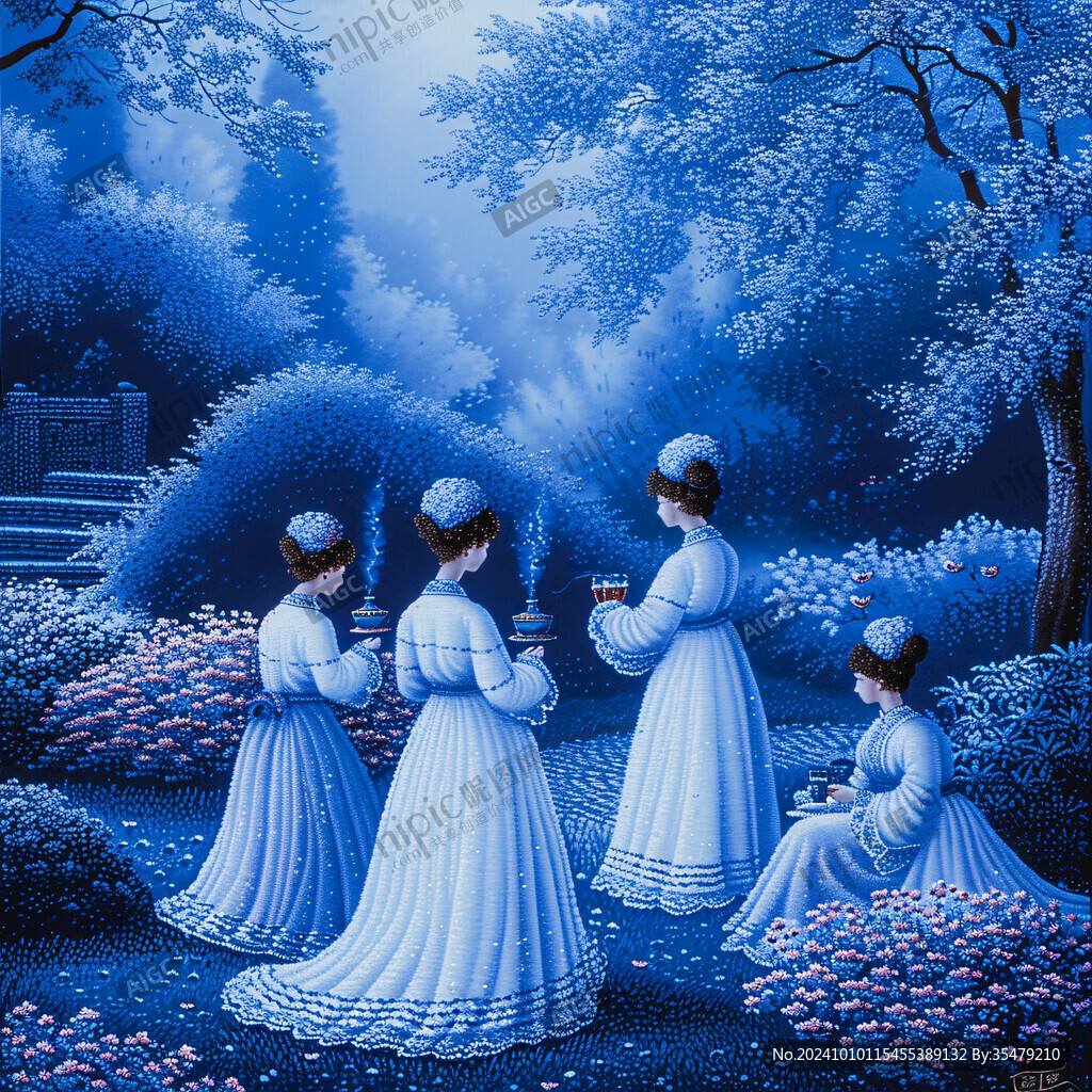 采茶女裝飾畫