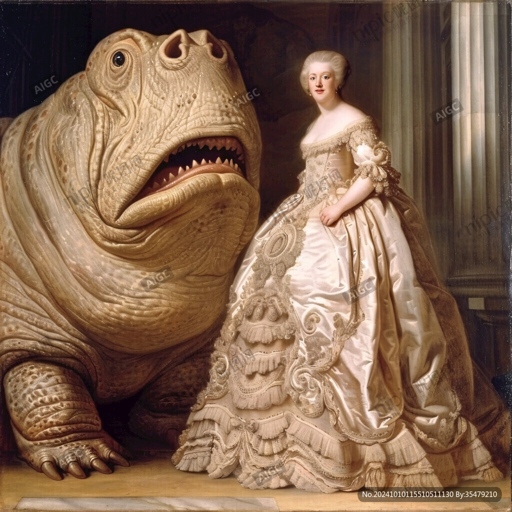 美女與野獸雕塑