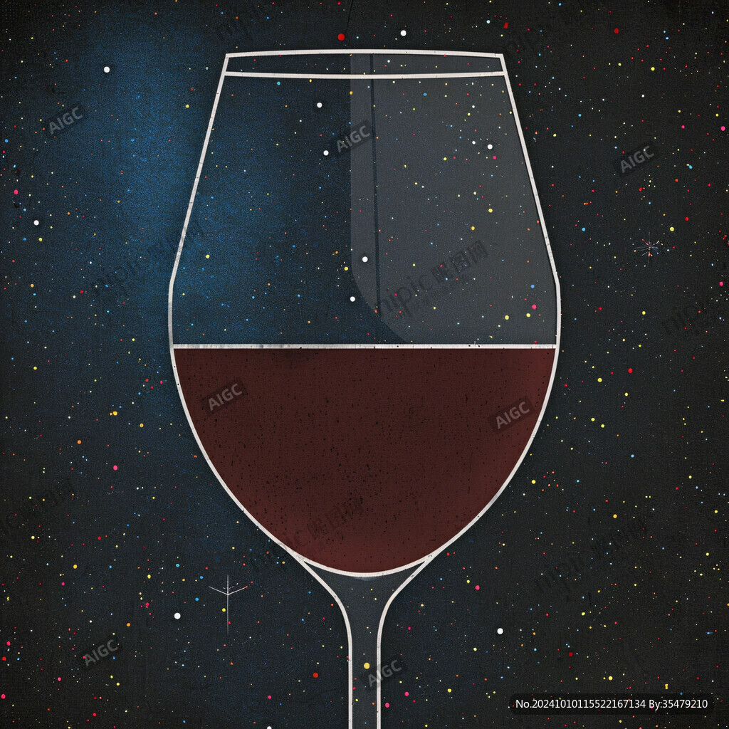 酒杯插畫