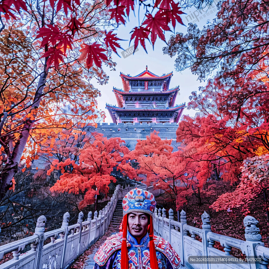 望海樓秋色