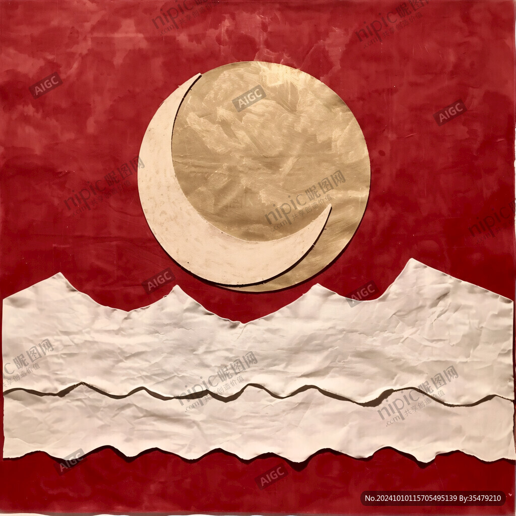 紅色金色海報(bào)