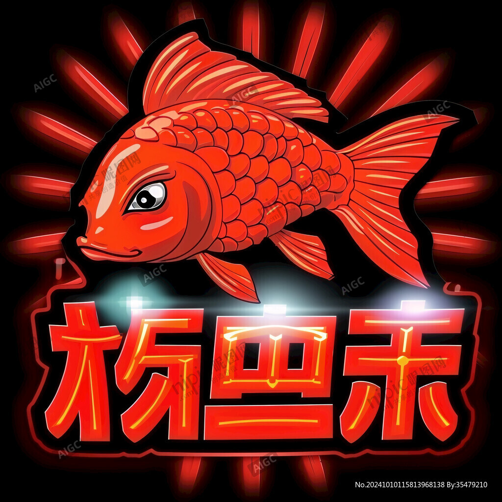 年年有魚字體設(shè)計