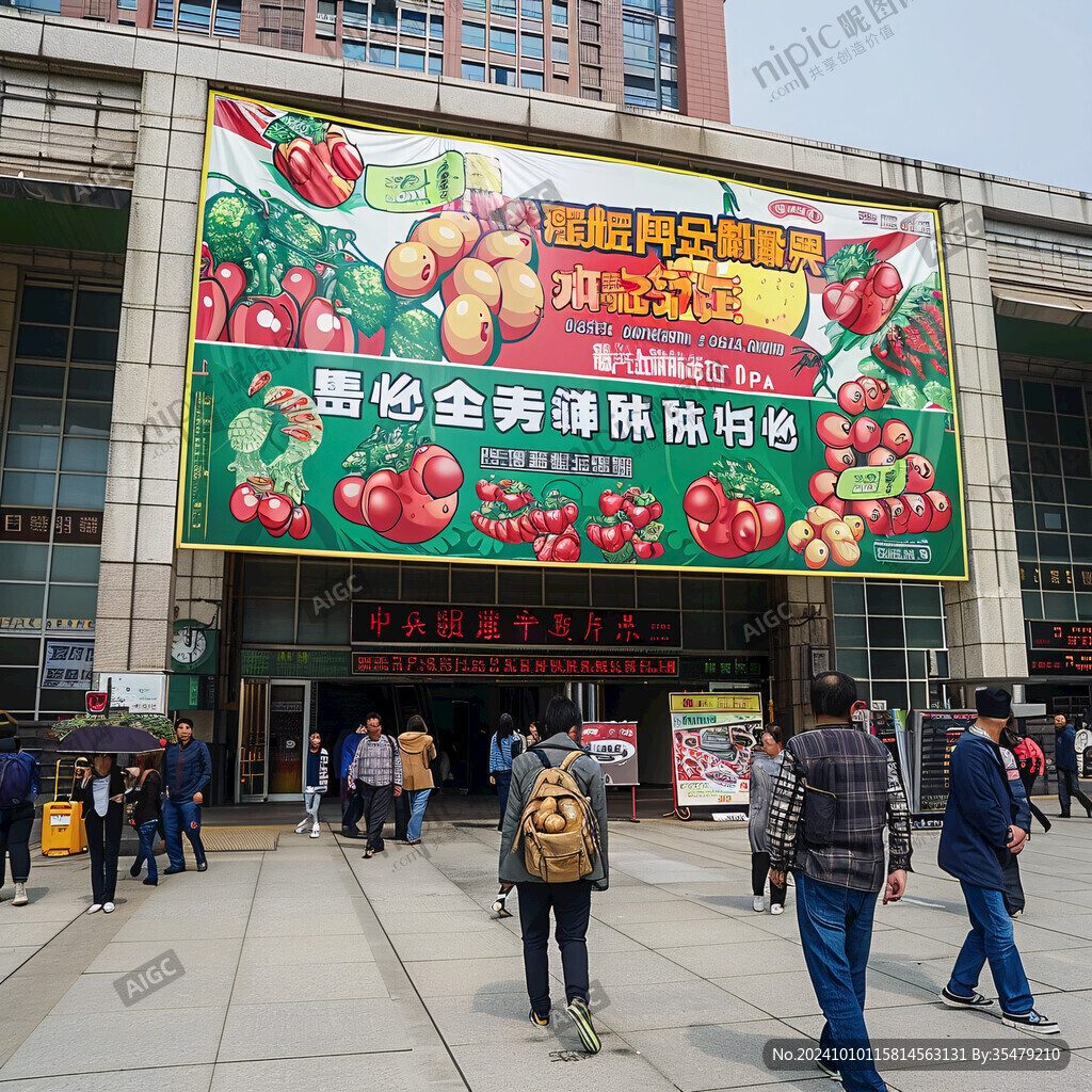 農(nóng)副產(chǎn)品市場(chǎng)門頭