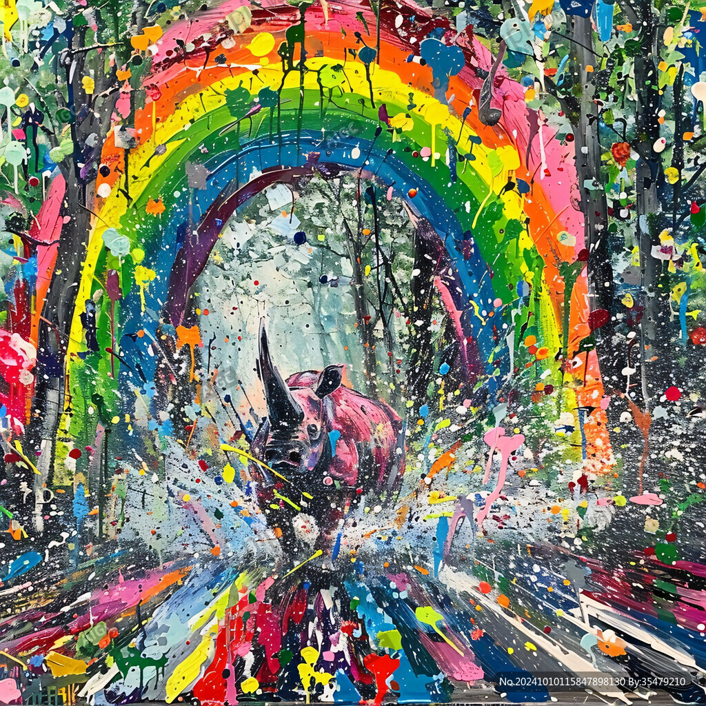七彩風車隧道