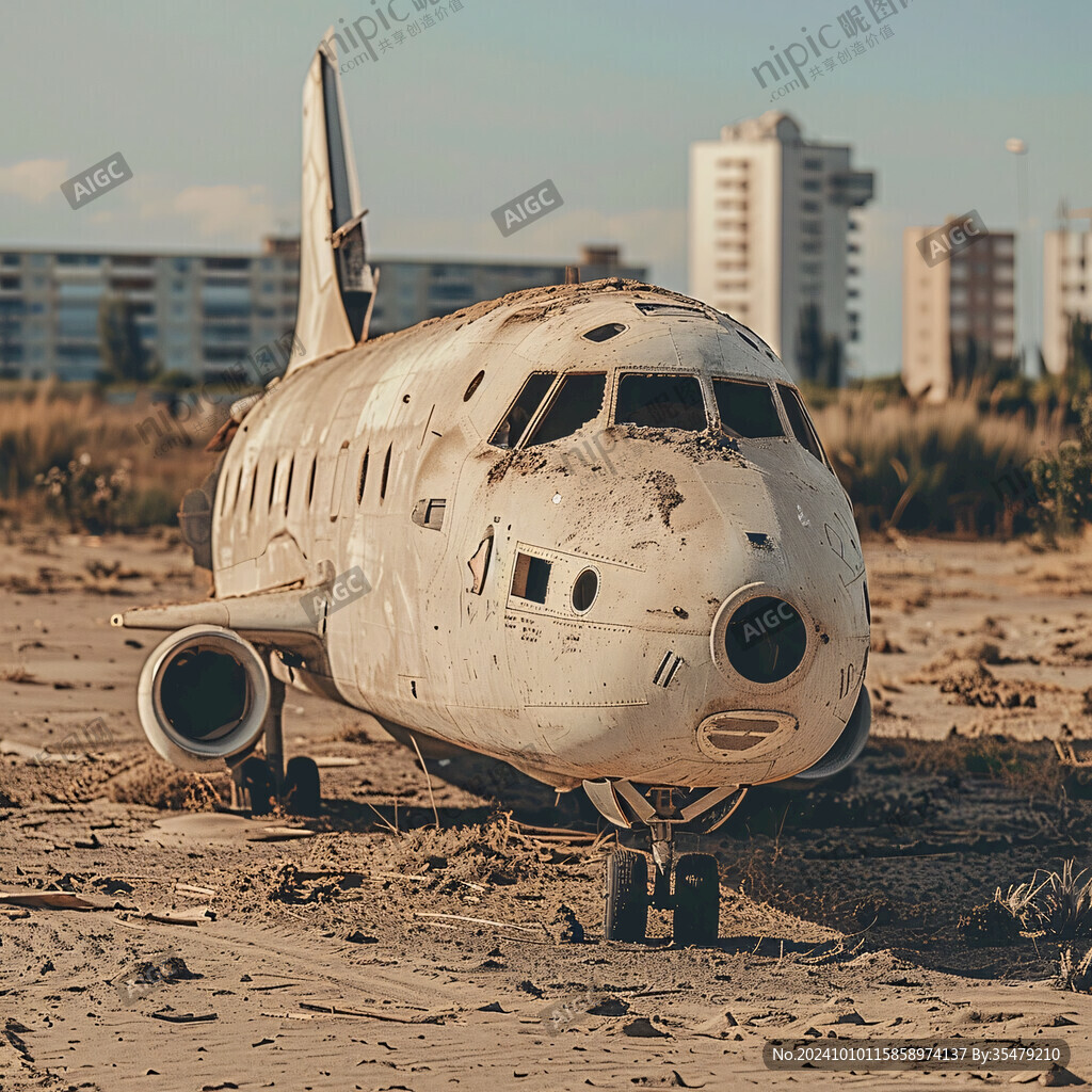 廢舊的飛機