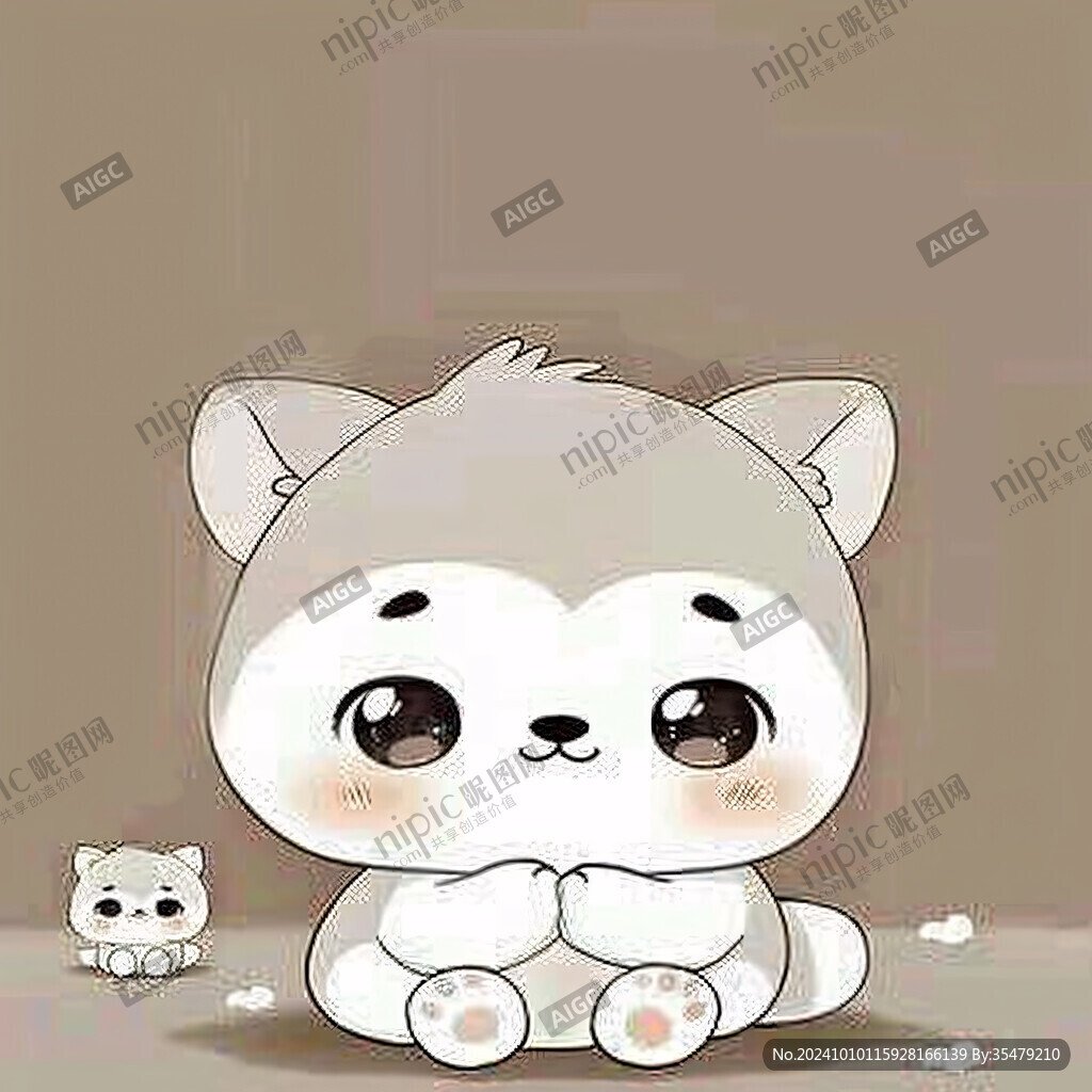萌萌小奶貓ip形象