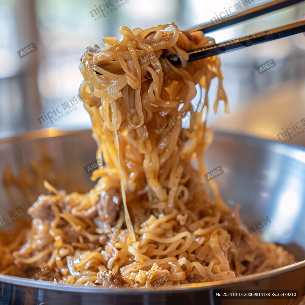 韓國泡面美食炒粉火腿