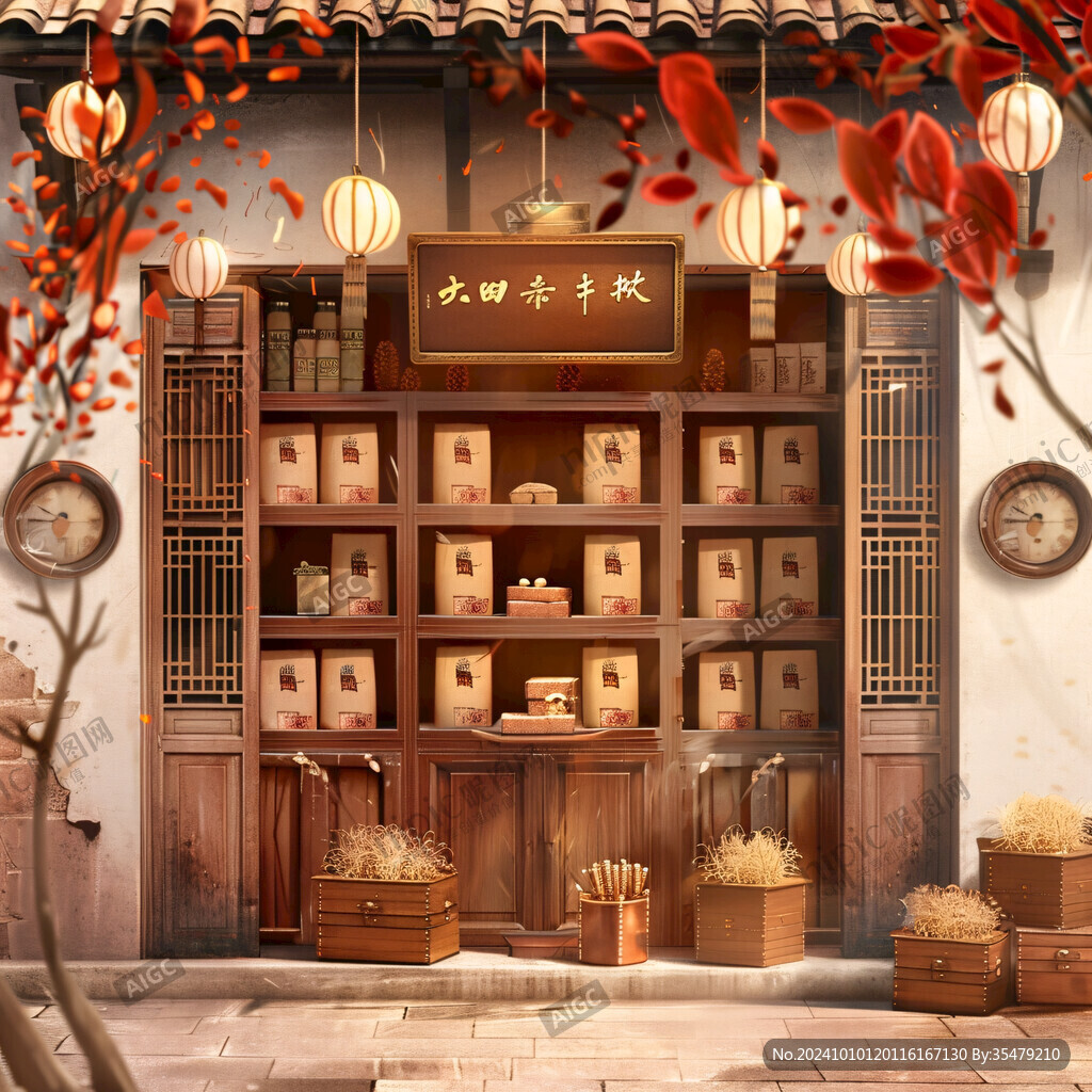 中藥鋪場景
