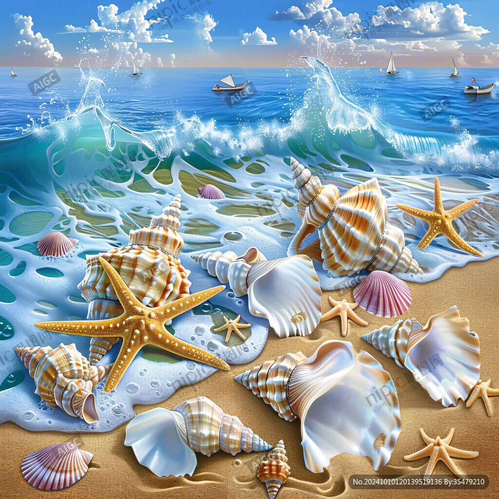 海洋立體畫