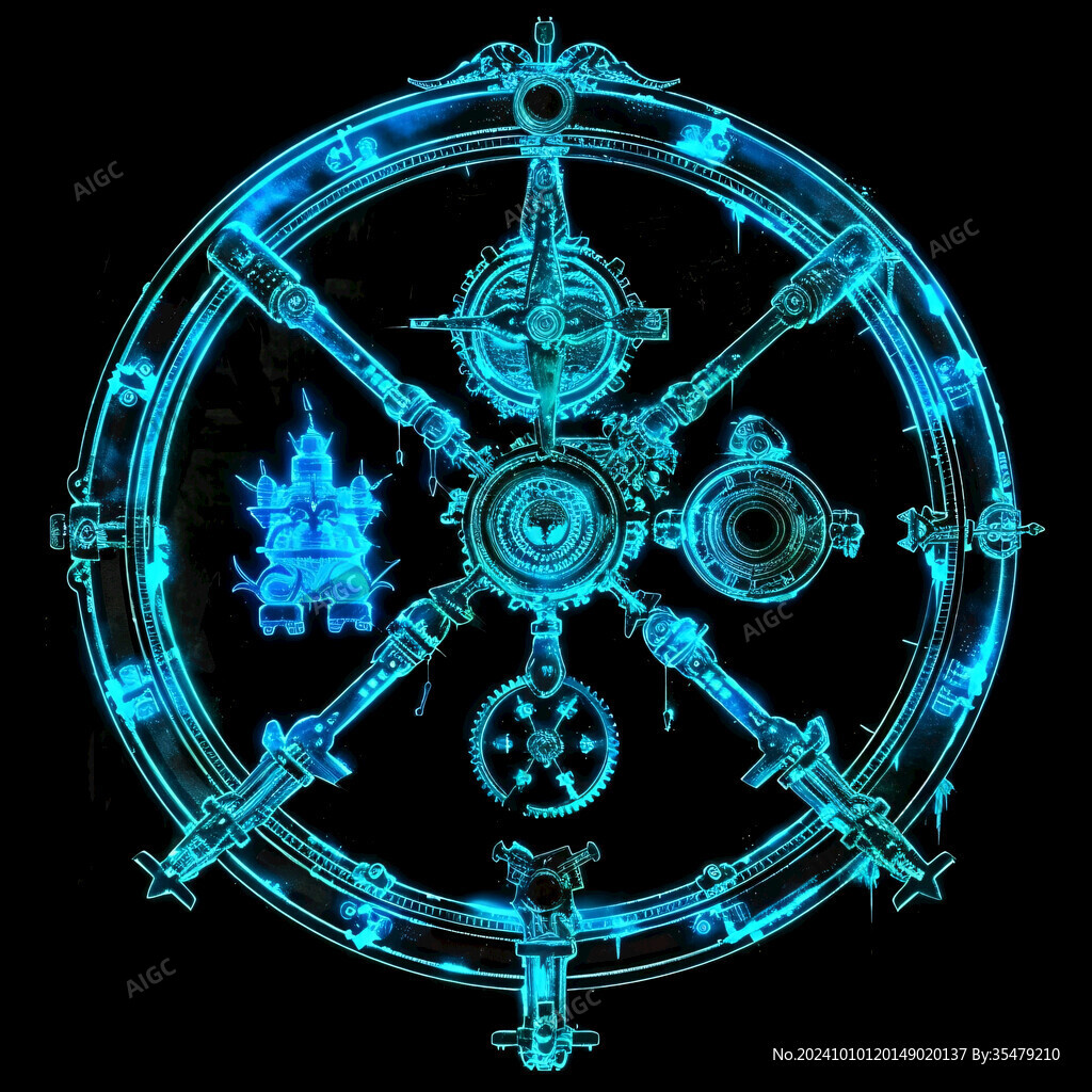 歐美科幻風游戲風圖案