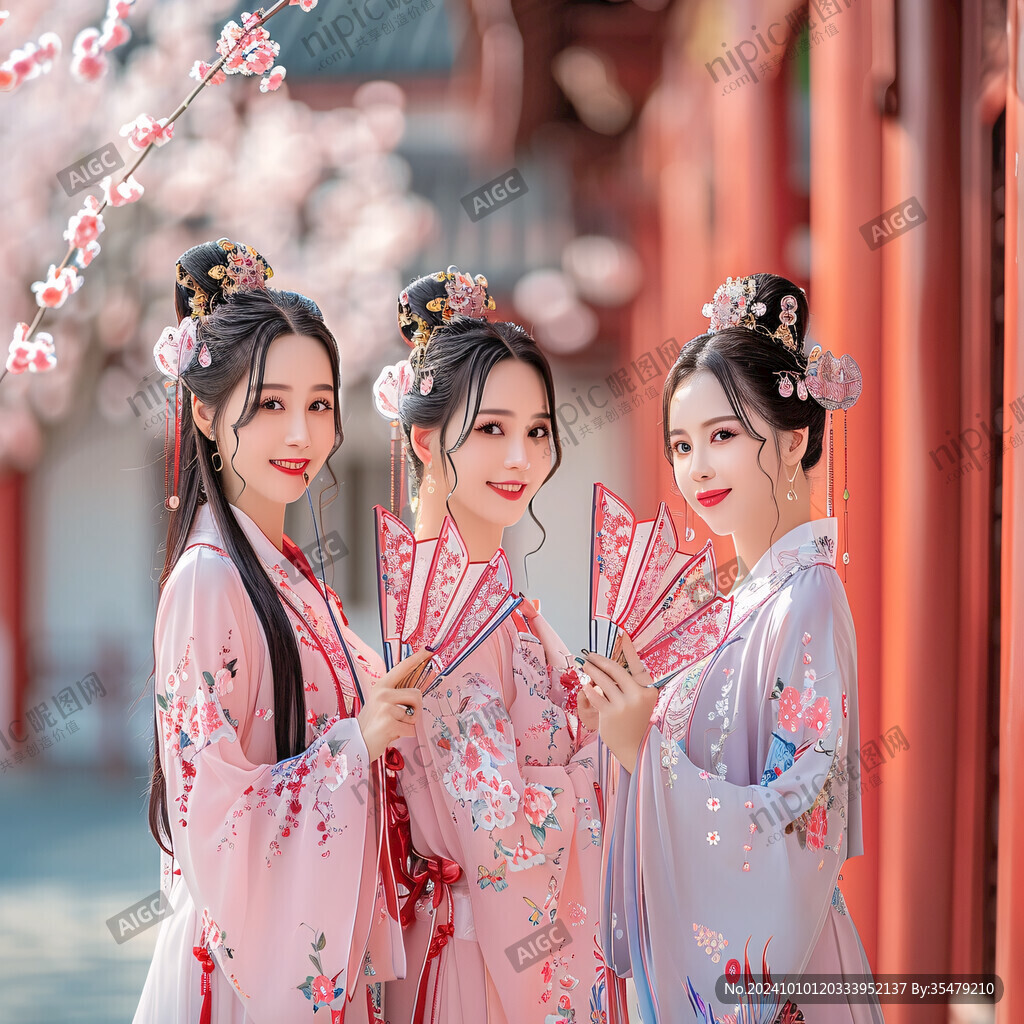 三位古裝美女