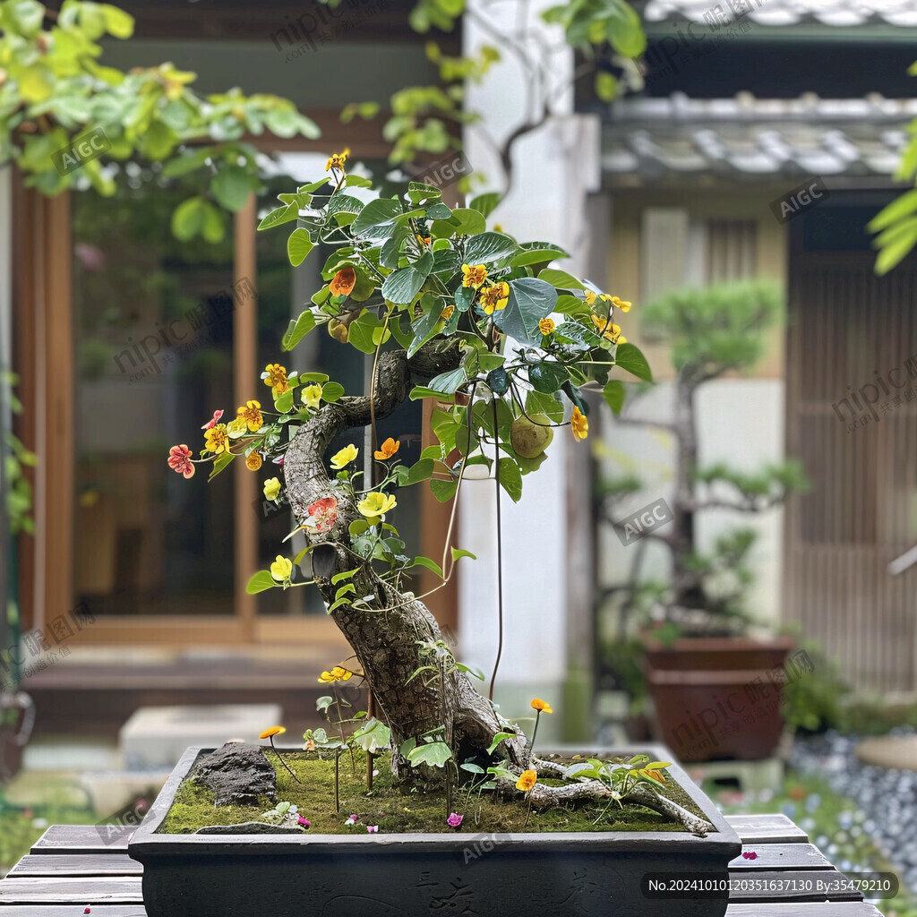 臘梅盆栽景觀