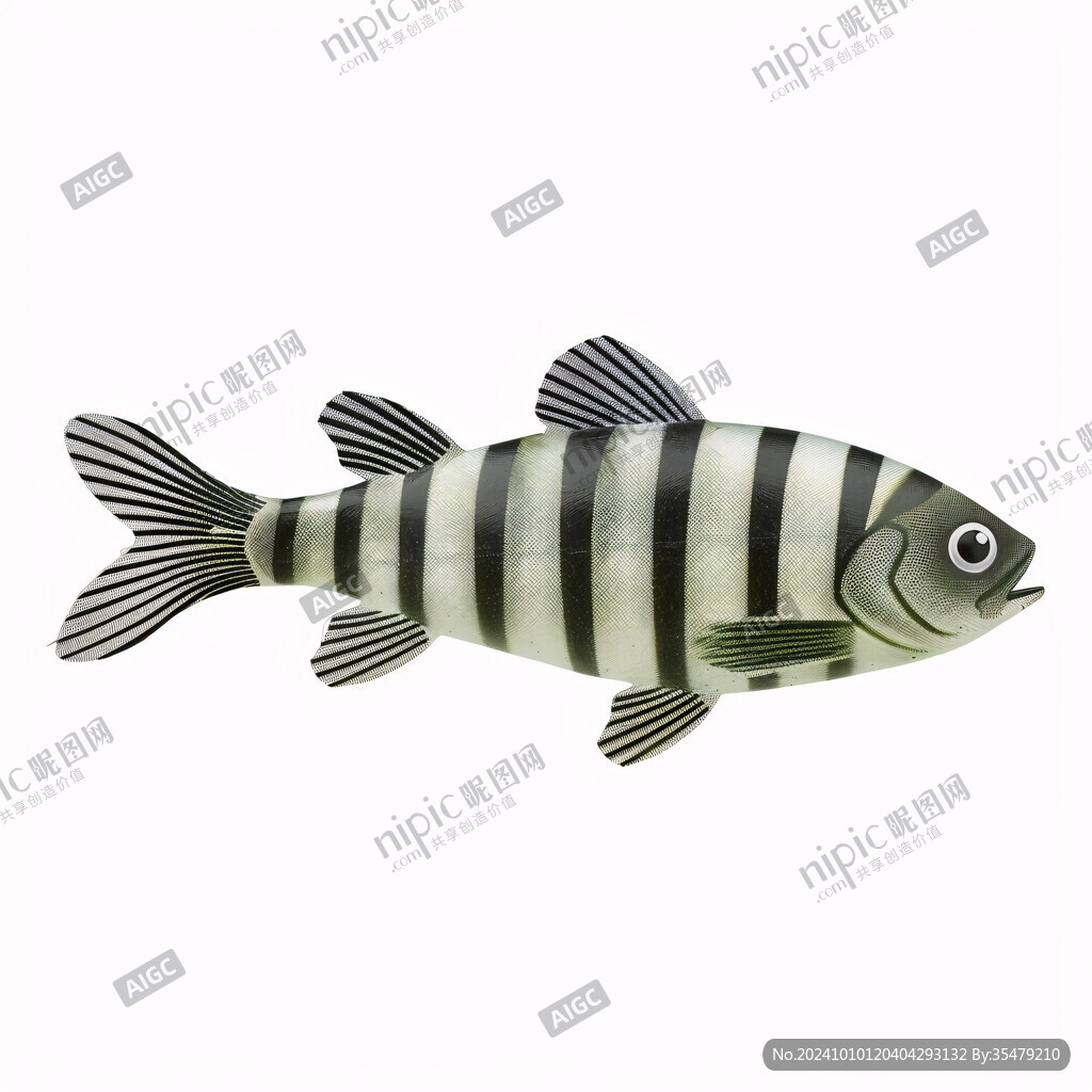 黑白條紋熱帶魚