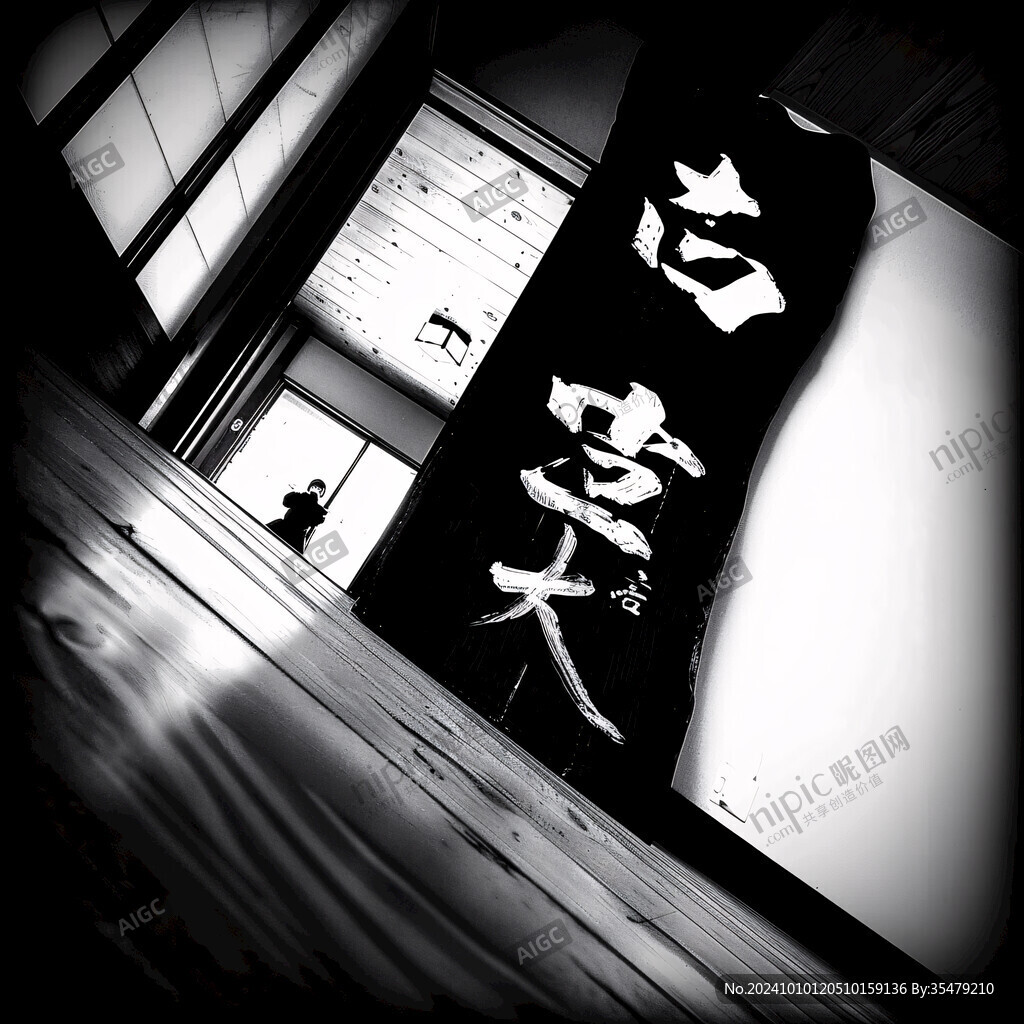 大合院毛筆字