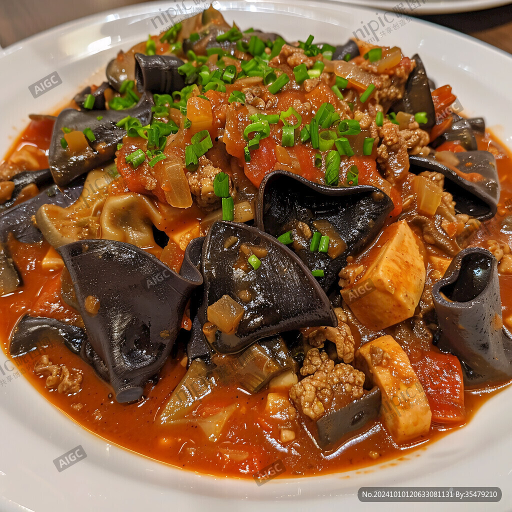 麻婆豆腐配海參