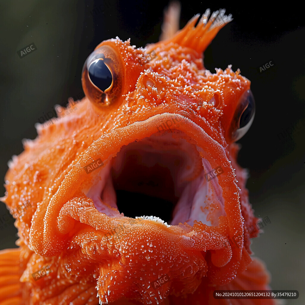 大眼警惕魚(yú)照