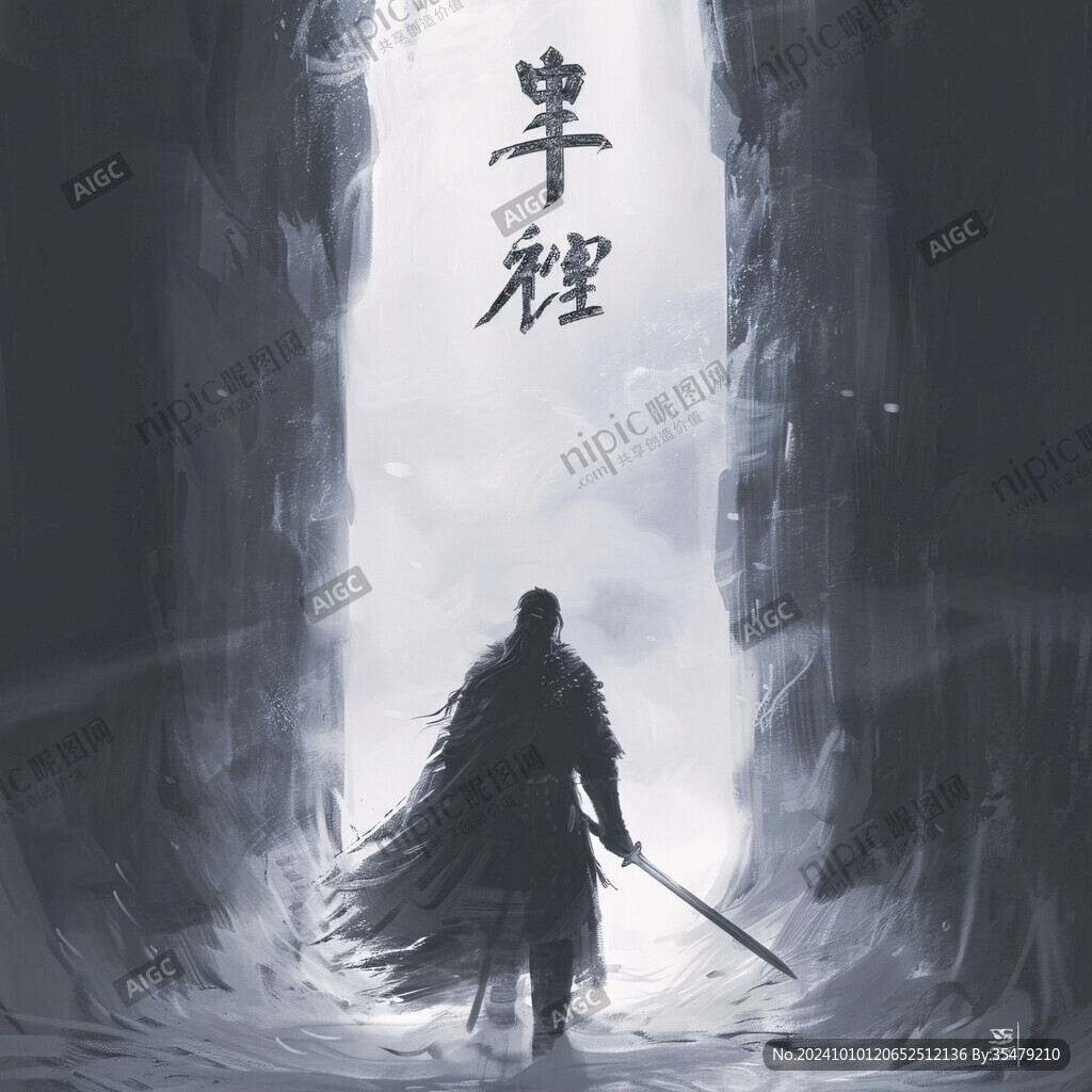 武俠插畫海報